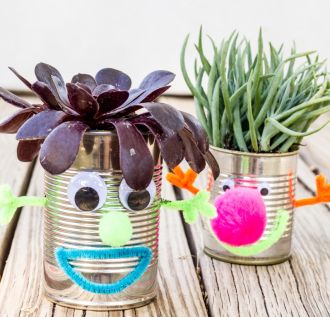Recycled-crafts-DIY-tin-can-planters-Darice-1